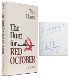  CLANCY, Tom (1947-2013). The Hunt for Red October. Annapoli...