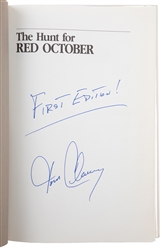  CLANCY, Tom (1947-2013). The Hunt for Red October. Annapoli...
