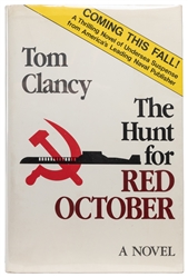  CLANCY, Tom (1947-2013). The Hunt for Red October. Annapoli...