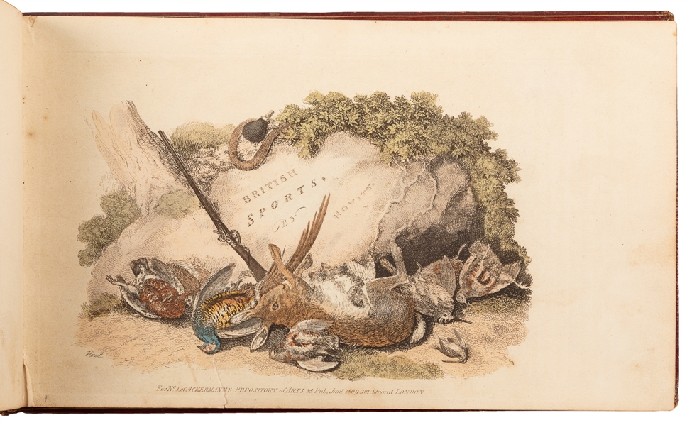  [COLOR-PLATE BOOKS]. HOWITT, [Samuel, 1756? -1822]. British...