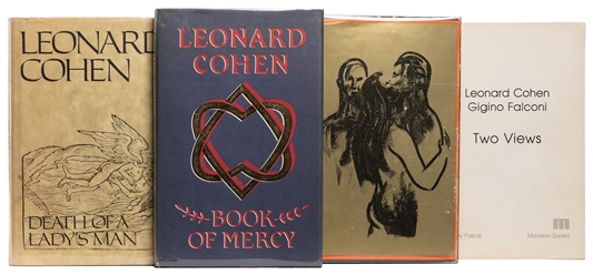  COHEN, Leonard (1934-2016). Group of 4 First Canadian Editi...