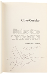  CUSSLER, Clive (1931-2020). Raise the Titanic! New York: Th...