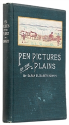  [DARROW, Clarence (1857-1938), his copy]. HOWARD, Sarah Eli...