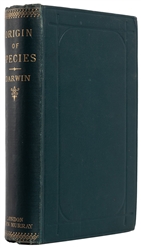  DARWIN, Charles (1809-1882). The Origin of the Species by M...