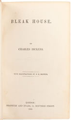  DICKENS, Charles (1812-1870). Bleak House. With Illustratio...