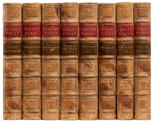  [FINE BINDINGS]. BYRON, George Gordon, Lord (1788-1824). Wo...