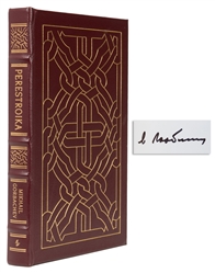  [FINE BINDINGS]. [EASTON PRESS]. GORBACHEV, Mikhail (1931-2...