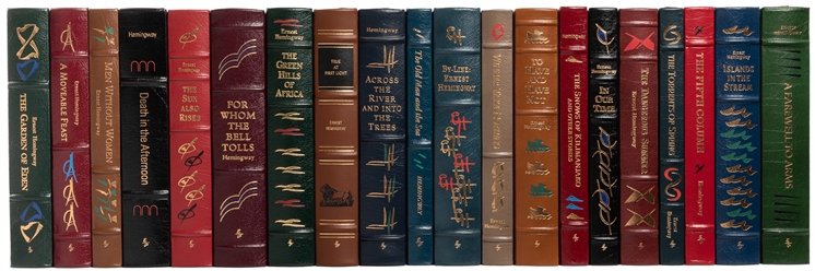  [FINE BINDINGS]. [EASTON PRESS]. HEMINGWAY, Ernest (1899-19...