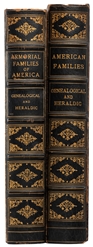 [FINE BINDINGS]. [GENEALOGY]. Armorial Families of America....