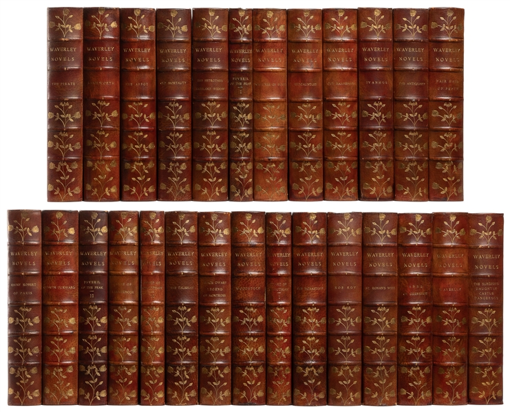  [FINE BINDINGS]. SCOTT, Sir Walter (1771-1832). The Waverle...