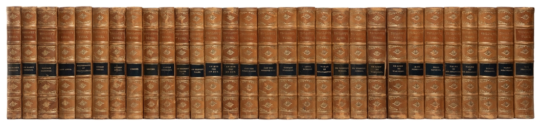  [FINE BINDINGS]. TROLLOPE, Anthony (1815-1882). Group of 30...
