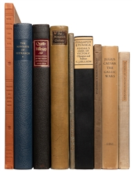  [FINE PRESS BOOKS]. Group of 9 Fine Press Books. [V.p., 20t...