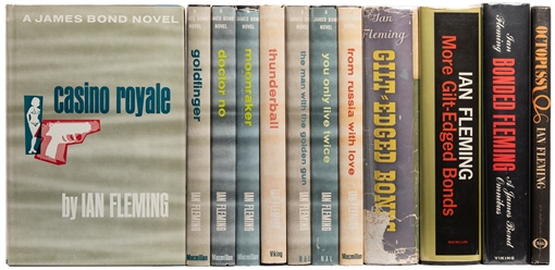  FLEMING, Ian (1908-1964). Group of 12 Early American Editio...