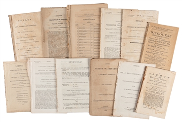  Group of 14 Offprints or Extracts of 18th and 19th Century ...
