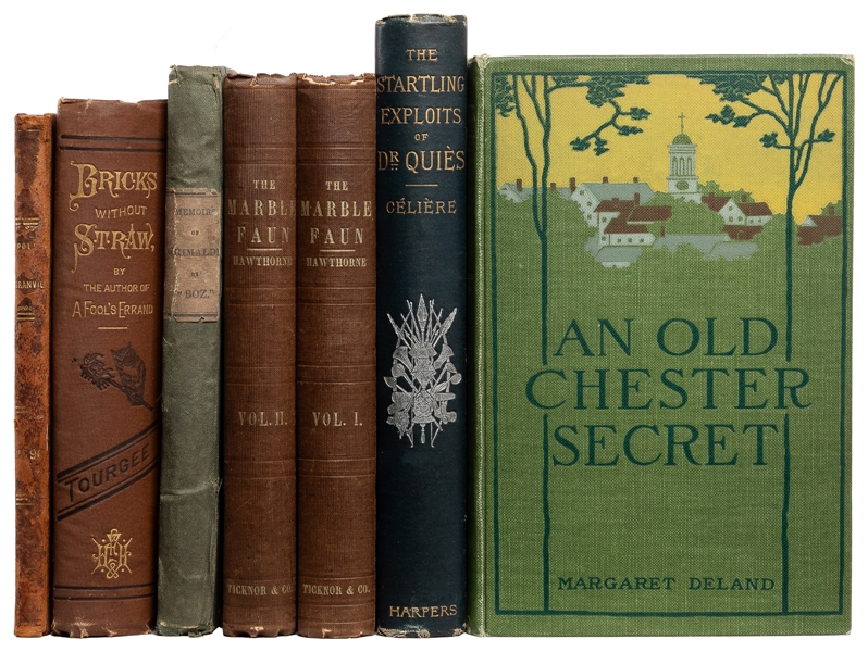  Group of Six First or Early American Editions in Seven Volu...