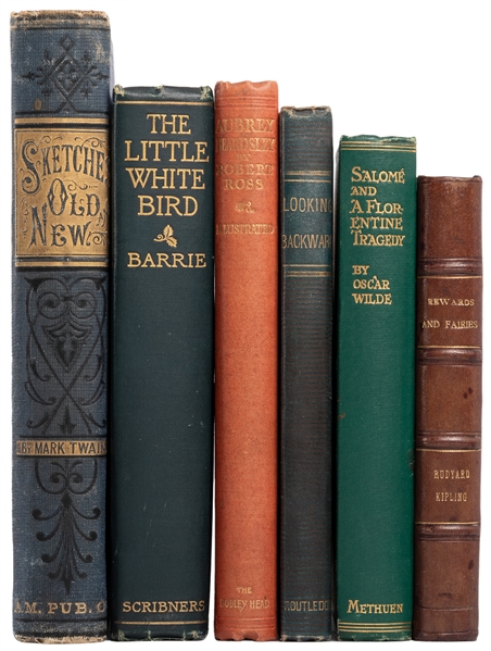  Group of Six Early Literary Editions. [V.p., ca 19th – 20th...