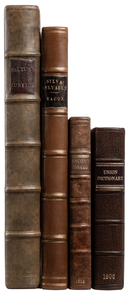  Group of Four Early Editions of Early Printed Works, All Bo...