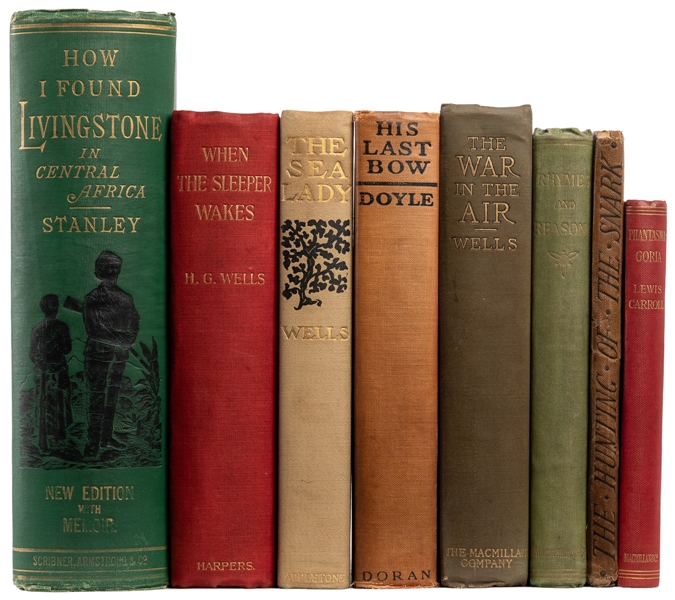  Group of Eight First and Early Editions. [V.p., 19th - earl...