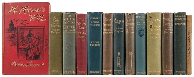  HAGGARD, H. Rider (1856-1925). Group of 13 First or First A...