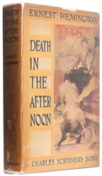  HEMINGWAY, Ernest (1899-1961). Death in the Afternoon. New ...