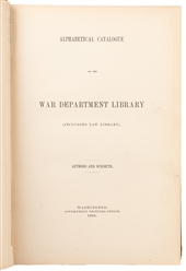  [HOLABIRD, General Samuel B. (1826-1907), his copy]. [FITZG...