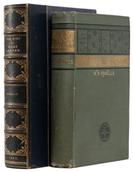  HOWELLS, W.D. The Rise of Silas Lapham. Boston: Ticknor and...
