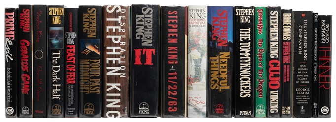  KING, Stephen (b. 1947). Group of 22 First Trade Editions. ...