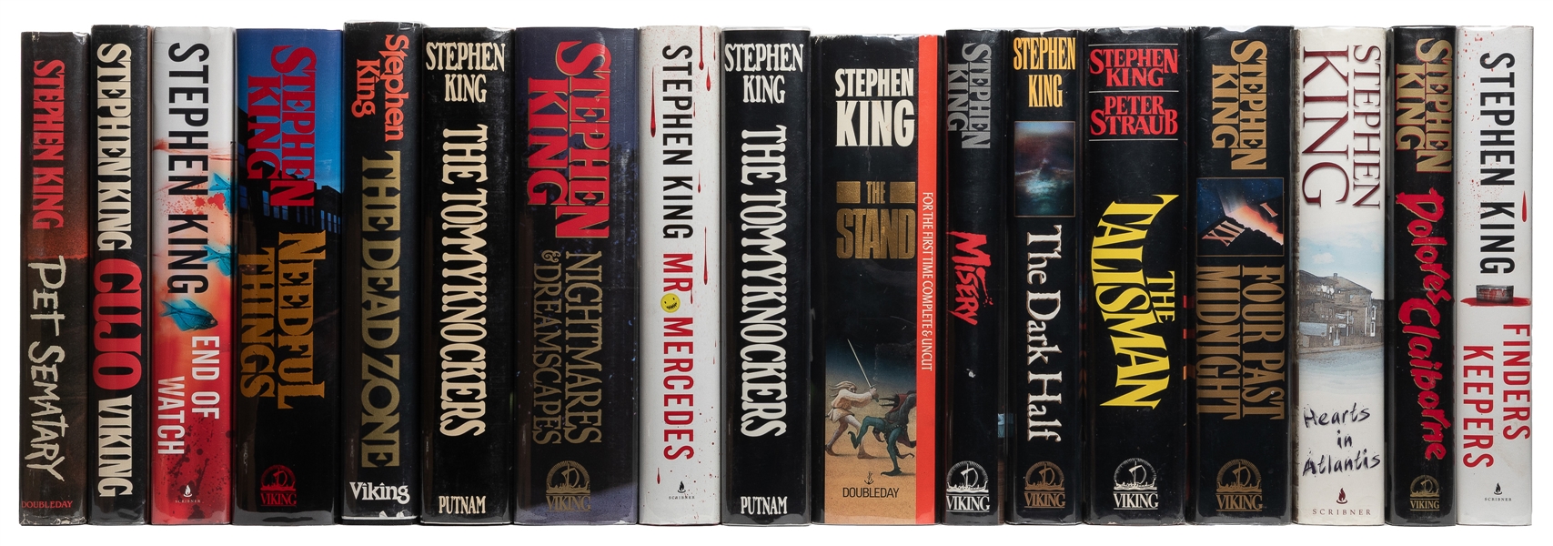  KING, Stephen (b. 1947). Group of 21 First Trade Editions. ...