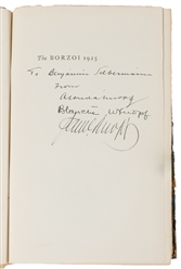  KNOPF, Alfred A. (1892-1984). The Borzoi 1925. New York: Al...