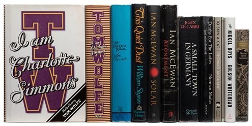  [LITERATURE]. Group of 11 signed or first edition titles by...