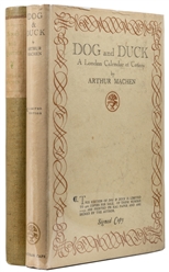  MACHEN, Arthur (1863-1947). Pair of Signed, Limited First E...