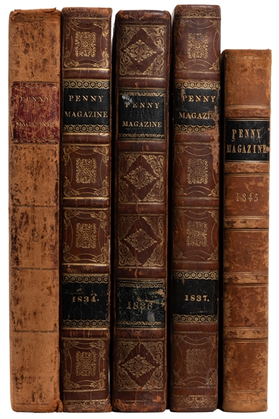  [MAGAZINES]. The Penny Magazine of The Society for the Diff...