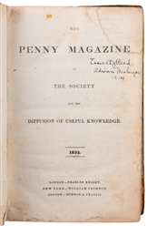 [MAGAZINES]. The Penny Magazine of The Society for the Diff...