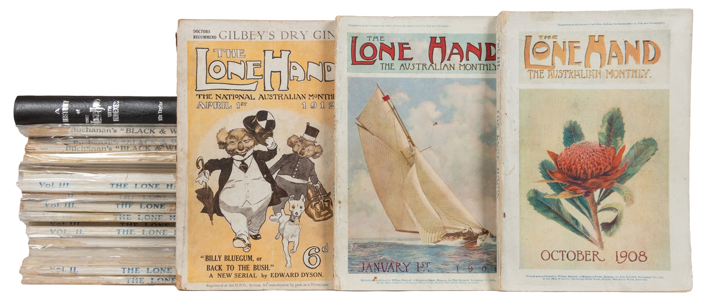  [MAGAZINES]. Incomplete Run of 35 Issues of “The Lone Hand"...