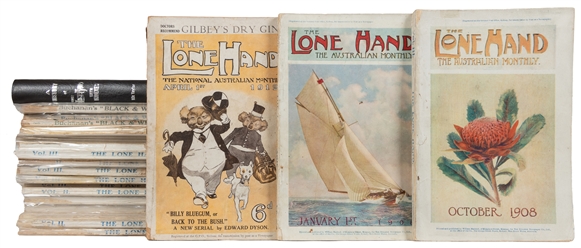  [MAGAZINES]. Incomplete Run of 35 Issues of “The Lone Hand...