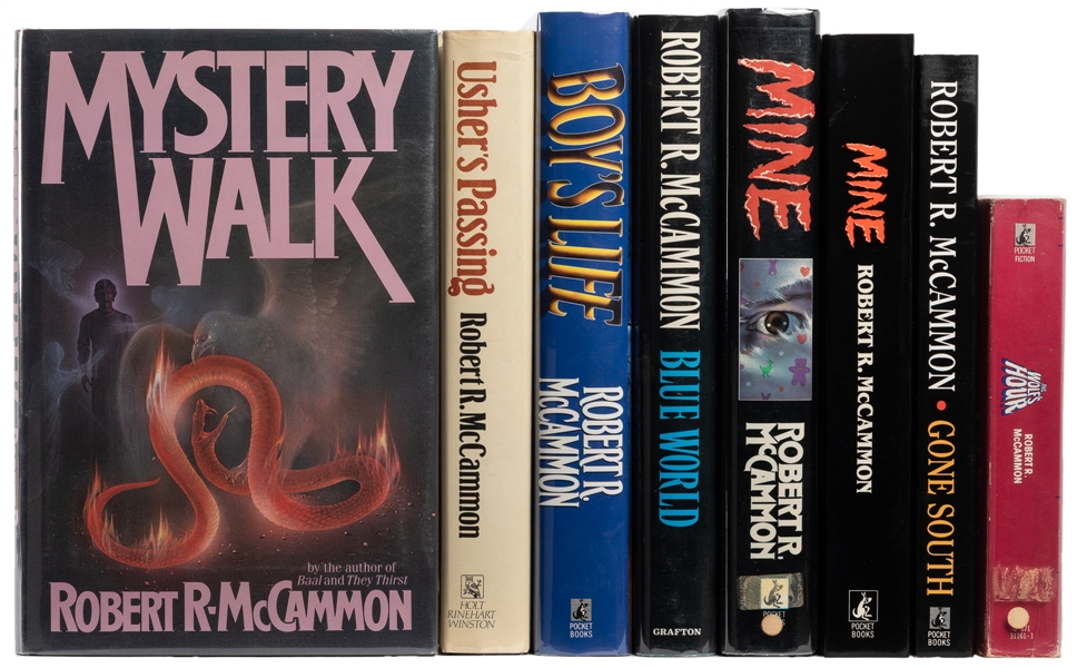  MCCAMMON, Robert R. (b. 1952). Group of 9 First Trade Editi...