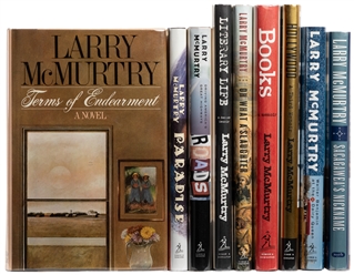  MCMURTRY, Larry (1936-2021). Group of 9 First Trade Edition...