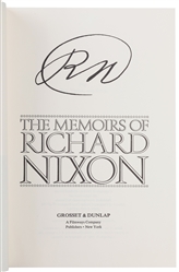  NIXON, Richard M. (1913-1994). Pair of Inscribed First Trad...