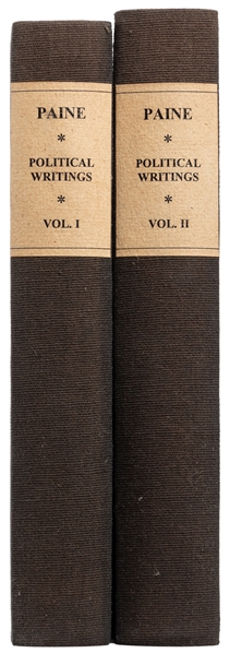  PAINE, Thomas (1737-1809). The Political Writings of Thomas...
