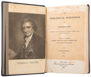 PAINE, Thomas (1737-1809). The Political Writings of Thomas...