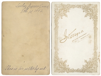  [PHOTOGRAPHY]. [WILDE, Oscar (1854-1900), subject]. Cabinet...