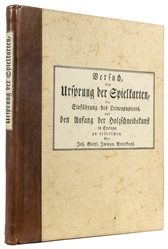  [PLAYING CARDS]. BREITKOPF, Johann Gottlob Immanuel (1719-1...