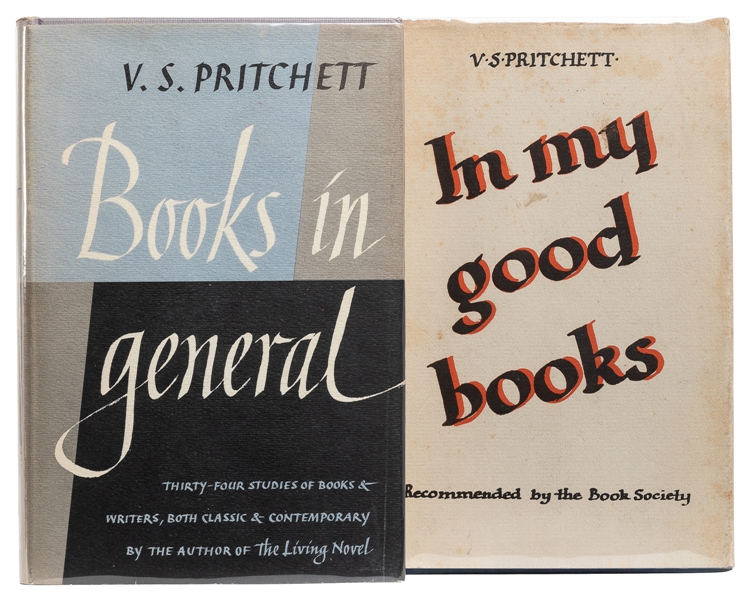  PRITCHETT, V. S. (1900-1997). Pair of Titles About Books, O...