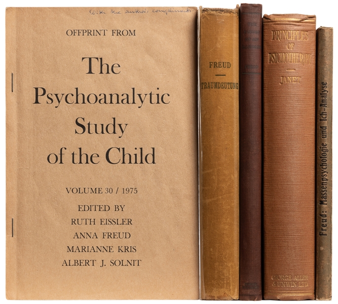  [PSYCHOANALYSIS]. [FREUD, Sigmund (1856-1939), et al.] Grou...