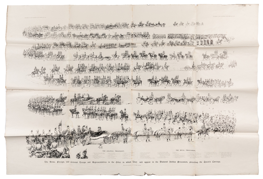  [QUEEN VICTORIA (1819-1901), association]. Large Panoramic ...