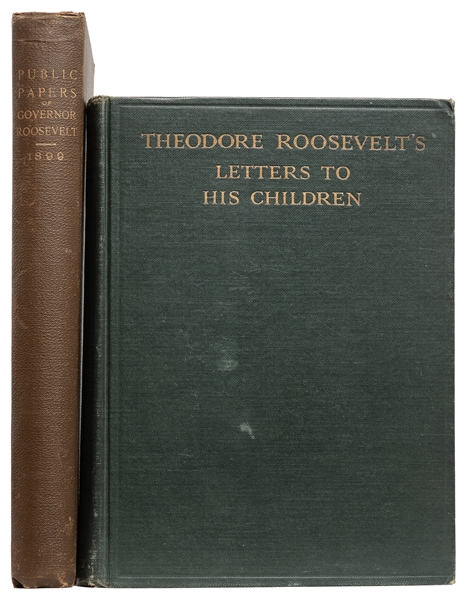  ROOSEVELT, Theodore (1858-1919). Pair of First Editions, in...
