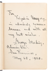  STERLING, George (1869-1926). The House of Orchids and Othe...