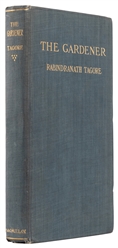  TAGORE, Rabindranath (1861-1941). The Gardener. New York: T...