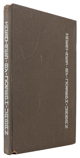  [THEATER]. URBAN, Joseph (1872-1933). Theatres. New York: T...