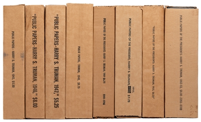  TRUMAN, Harry S. (1884-1972). Public Papers of the Presiden...